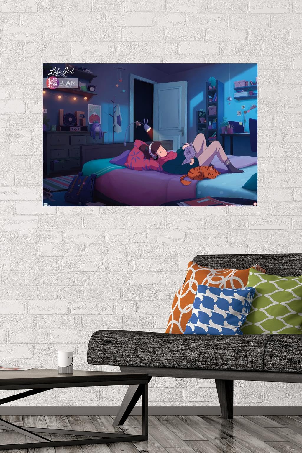 Lofi Girl - 4 A.M. Wall Poster : Amazon.ca: Home